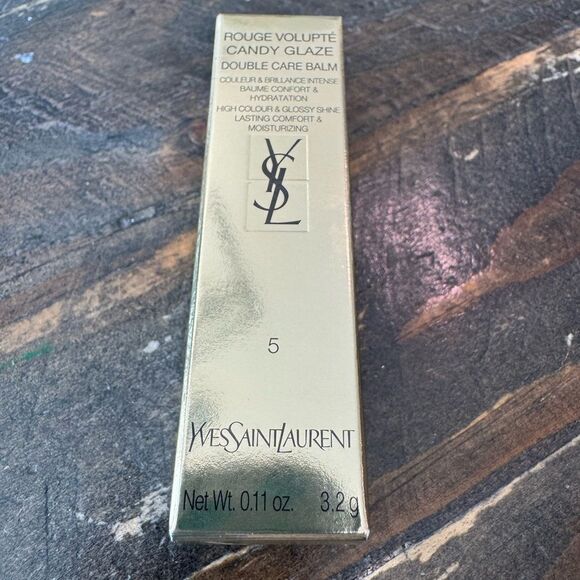 YSL CANDY GLAZE Lip Colour + BALM - Pink Satisfaction 5 - Picture 2 of 7